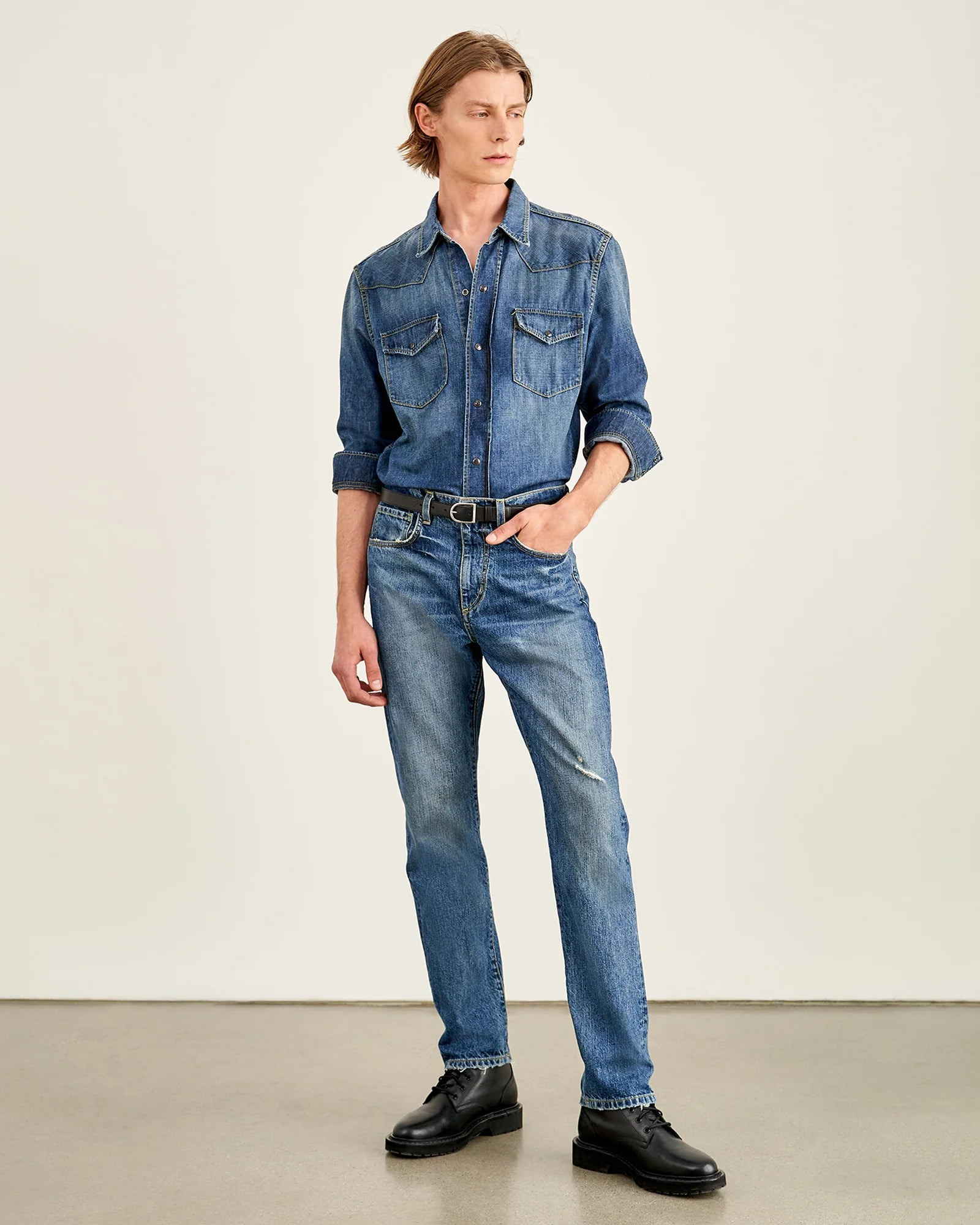 TRAVIS DENIM SHIRT - 2