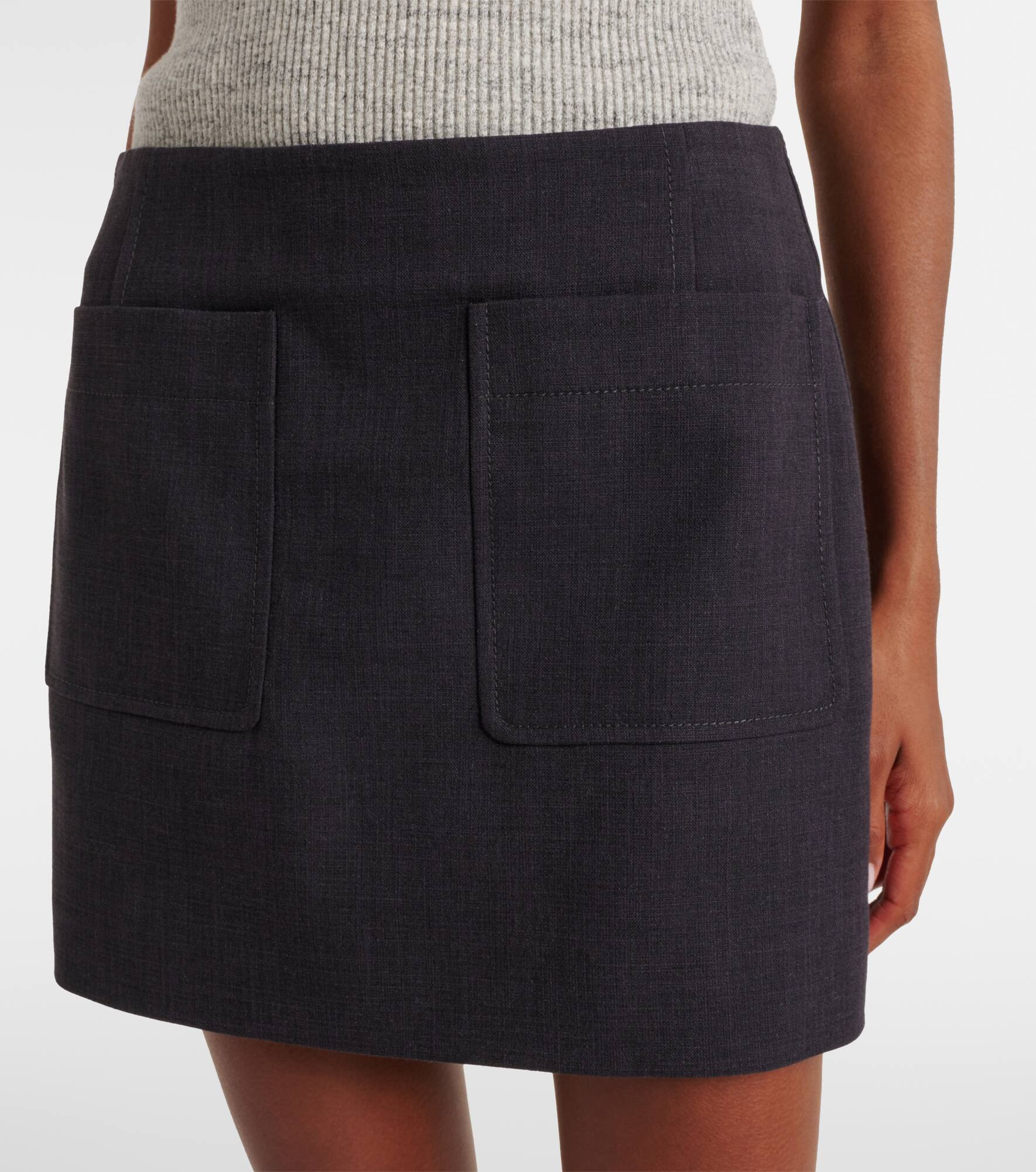 Woven miniskirt - 4