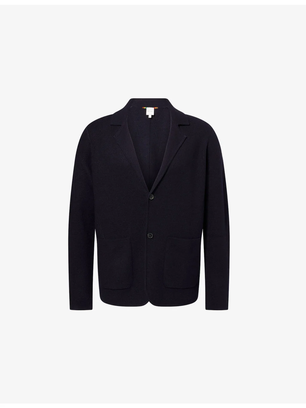 Notched-Lapel Merino Wool Cardigan - 1