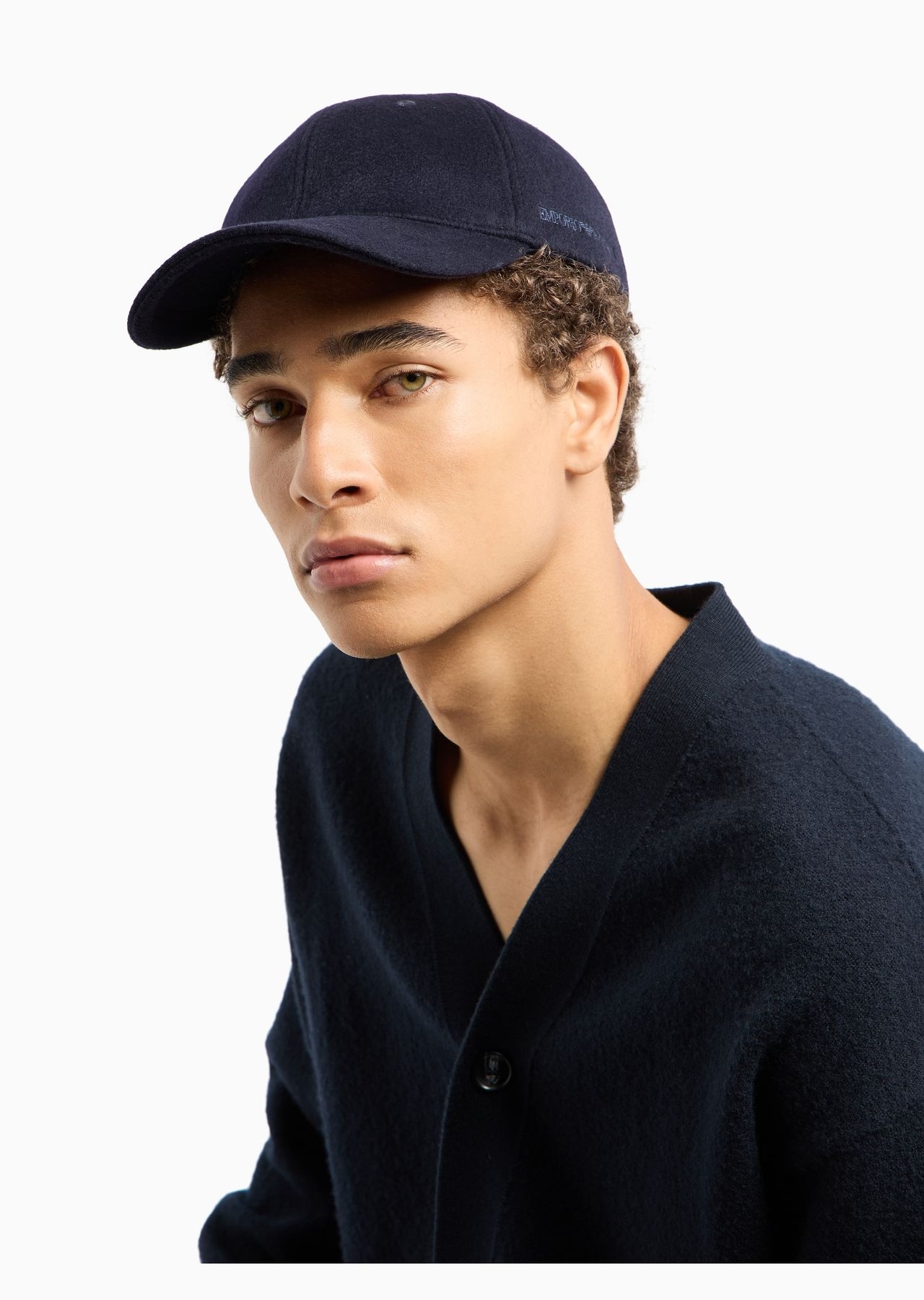 Wool cloth baseball cap - 3