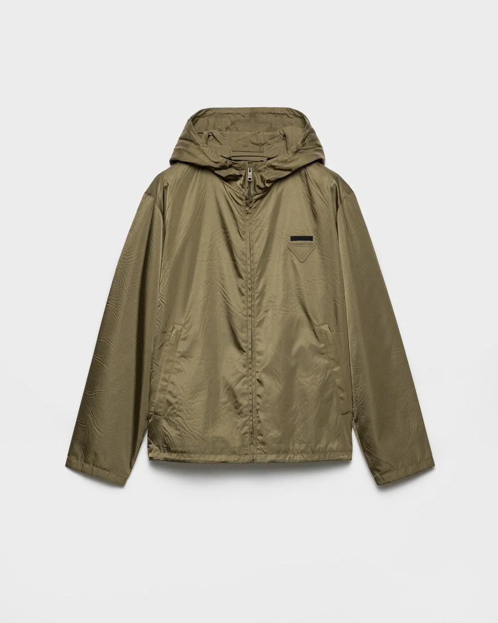Prada Zippered Hoodie Jacket In Re-Nylon - 1