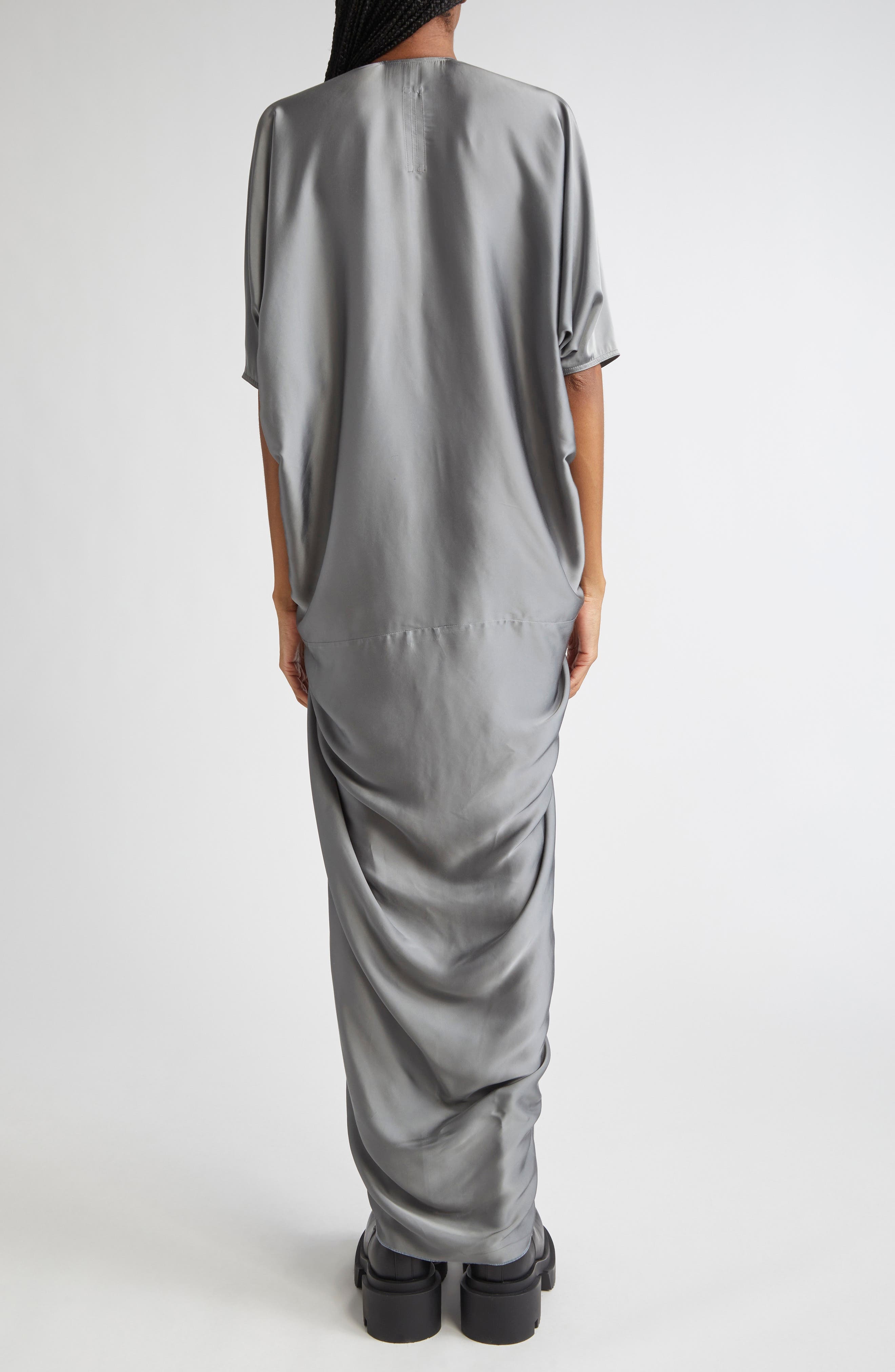 Rick Owens Kite Charmeuse Gown in Washed Indigo at Nordstrom - 2