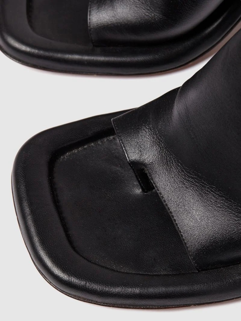 LEATHER CUSHION MULE - 2