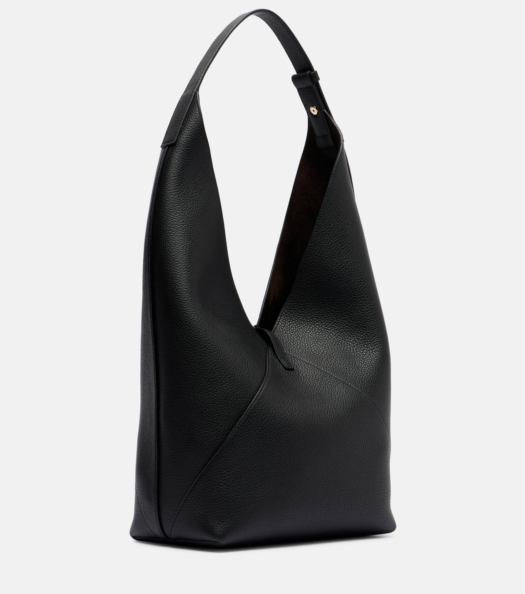 Origami Medium leather tote bag - 4