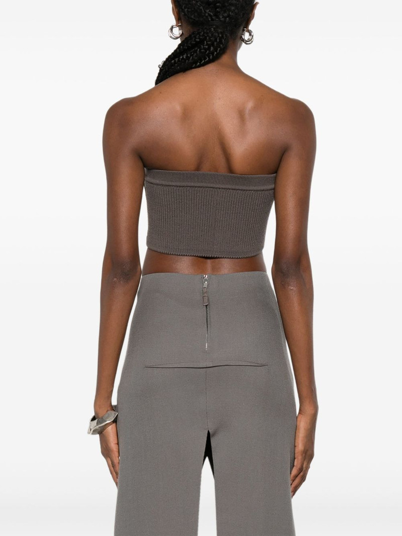 fine-ribbed cropped top 4