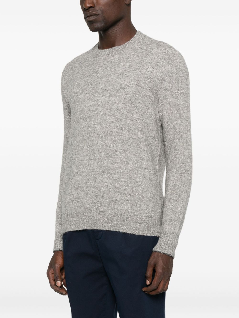 crew-neck long-sleeve sweater - 3