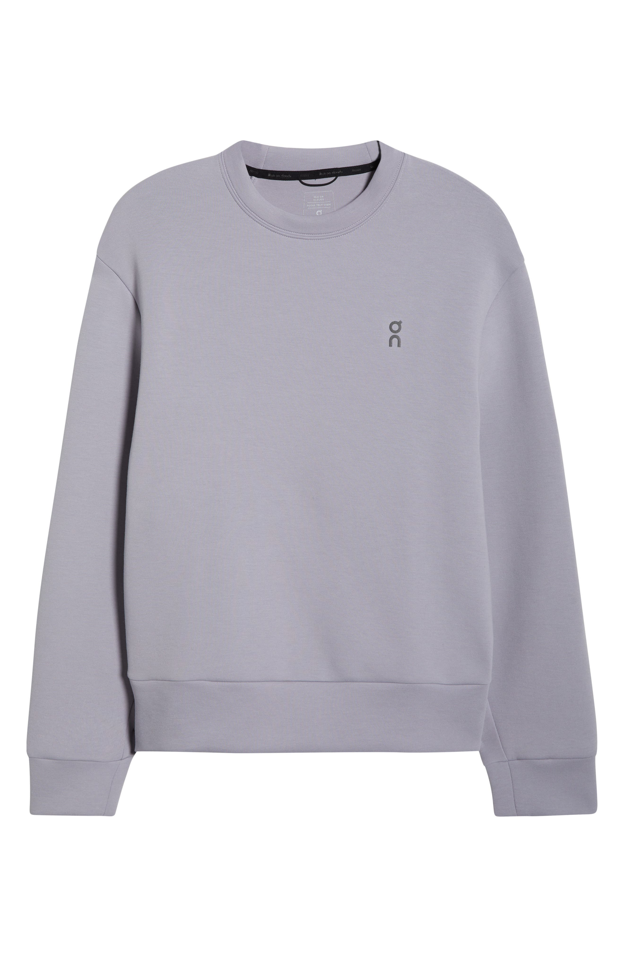 On Focus Tech Crewneck Sweatshirt in Lilac at Nordstrom - 5