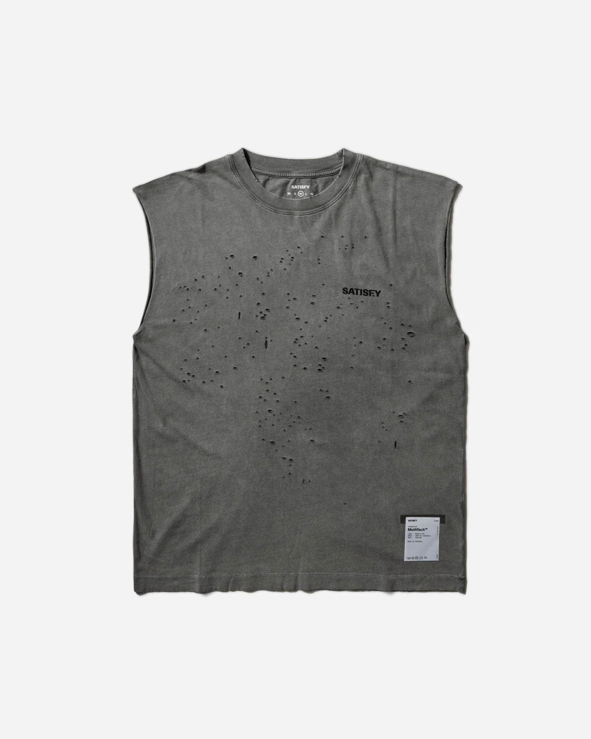 Men's MothTech Muscle Tee Faded Black - 1