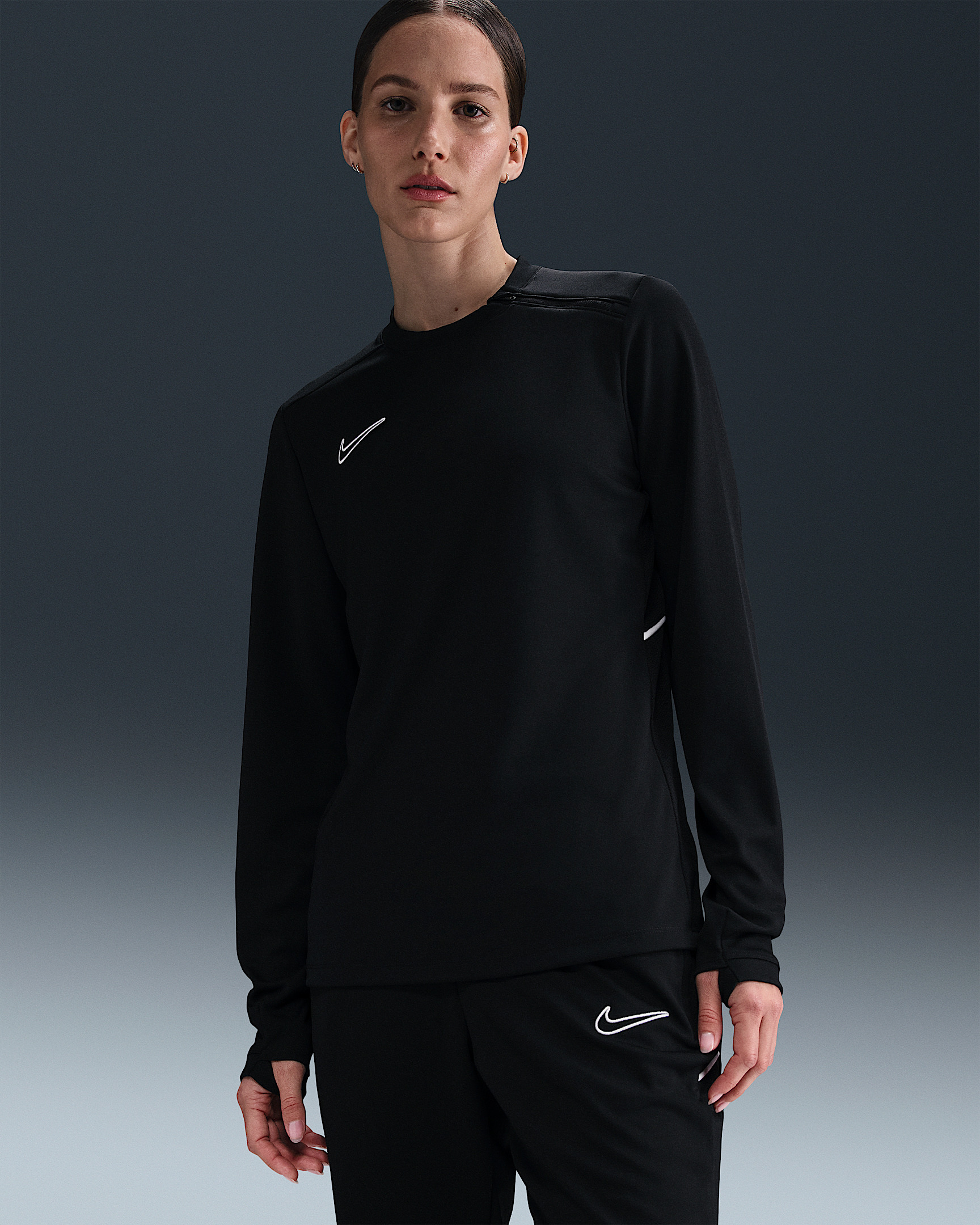 Nike Academy Women's Dri-FIT Crew-Neck Long-Sleeve Soccer Top - 6