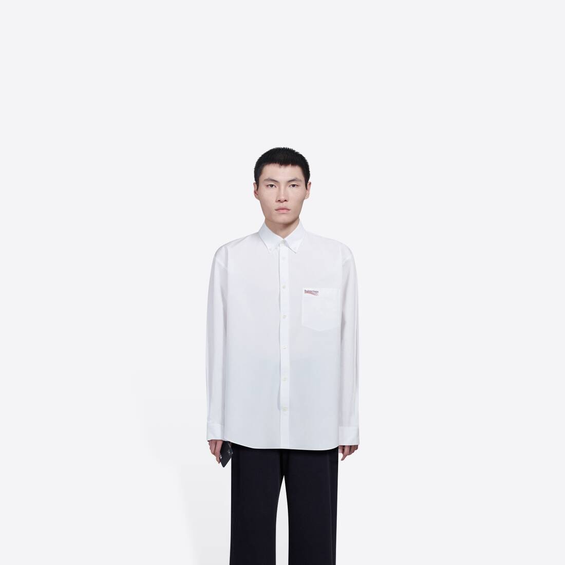 Men's Political Campaign Shirt in White - 3