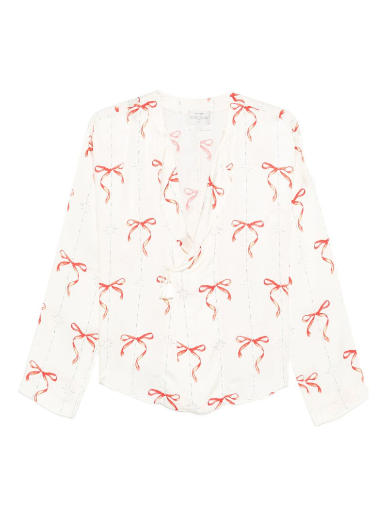 bow-print shirt 1