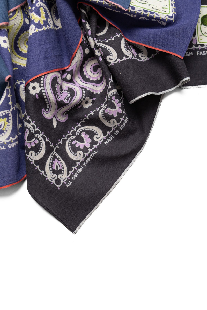 Fastcolor Selvedge Bandana (Paisley) 20x20 4