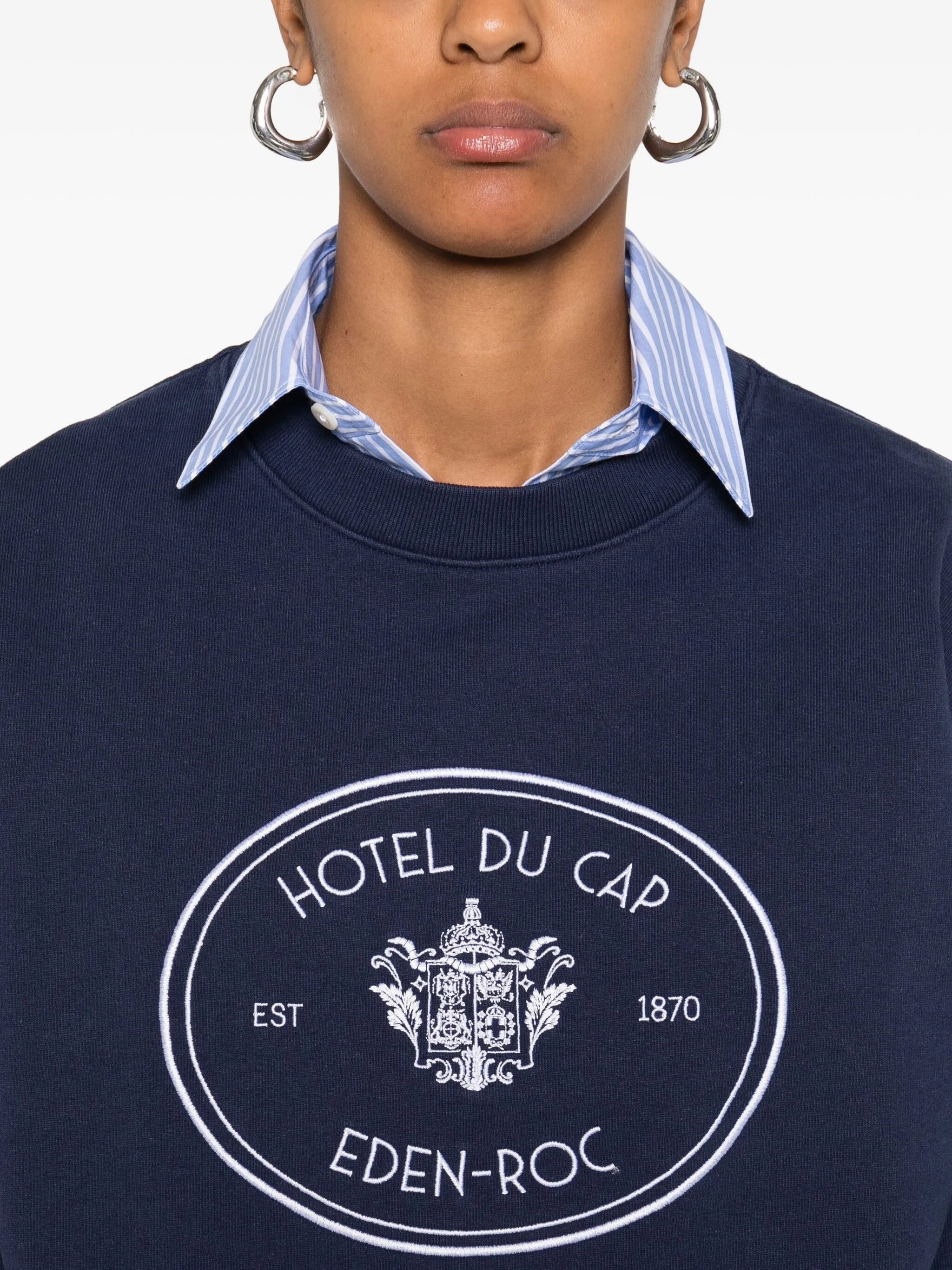 Sporty & Rich Eden-Roc Crest Sweatshirt - 5