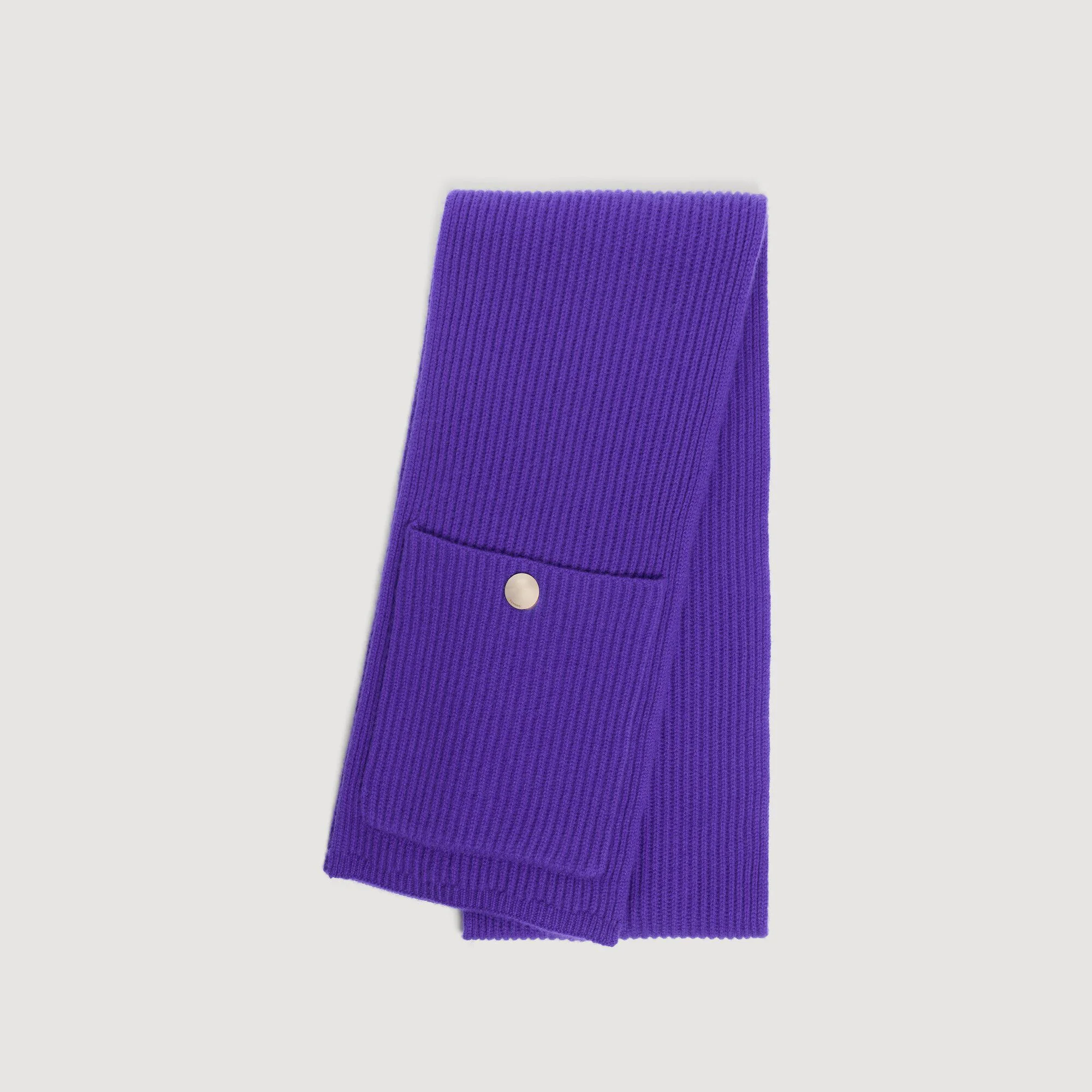 WOOL AND CASHMERE SCARF - 1