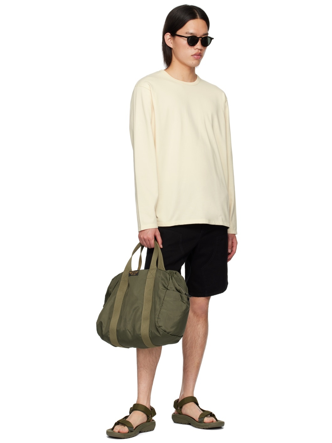 Beige COOLMAX Long Sleeve T-Shirt - 4