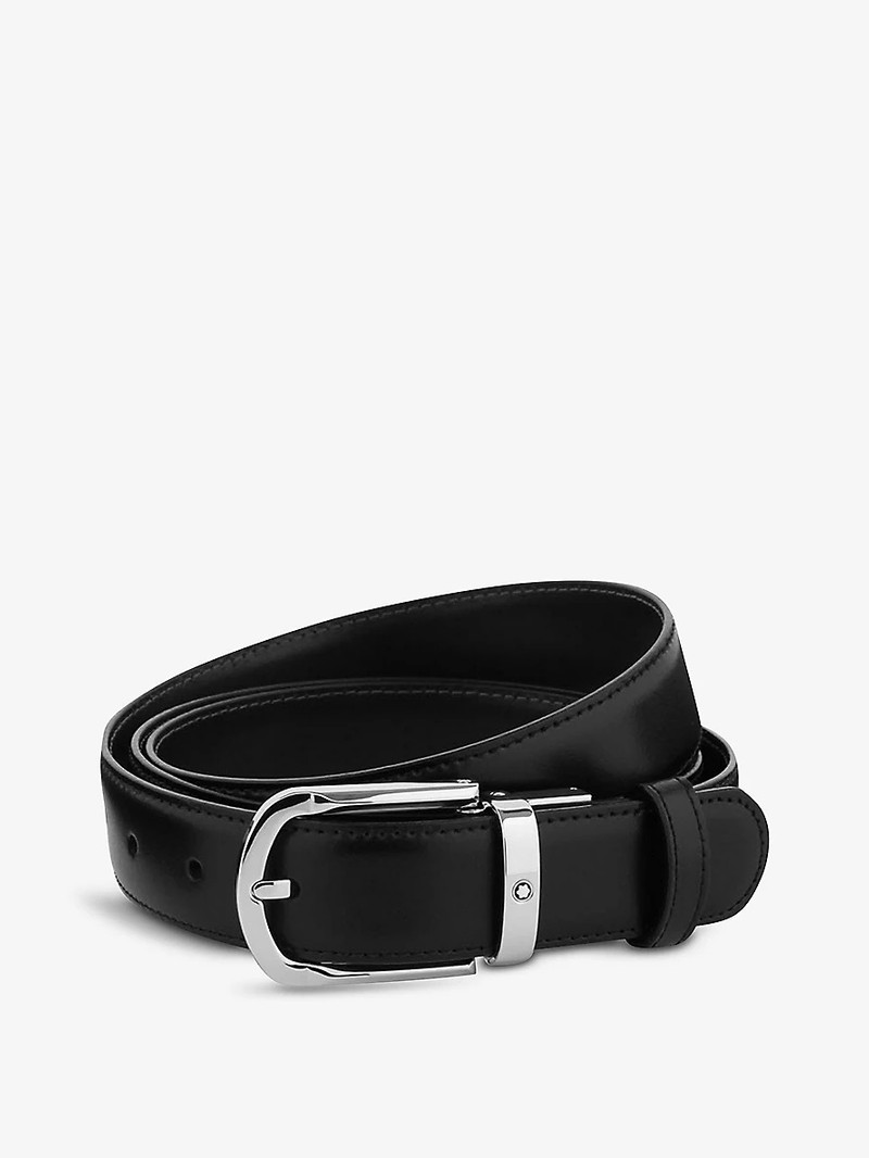 Reversible leather belt - 1