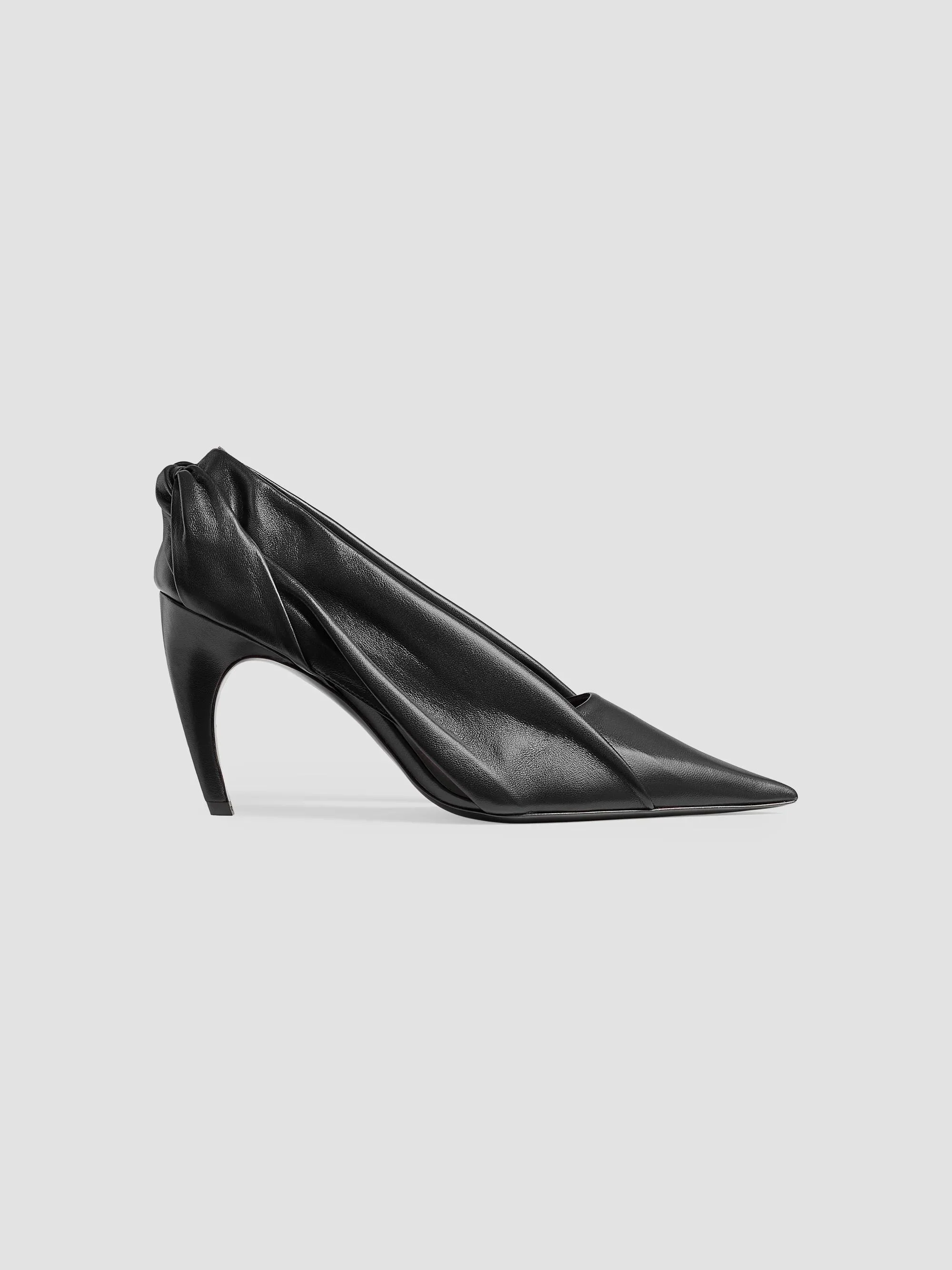 Women's Eve 85MM Leather Pumps - Black - 1