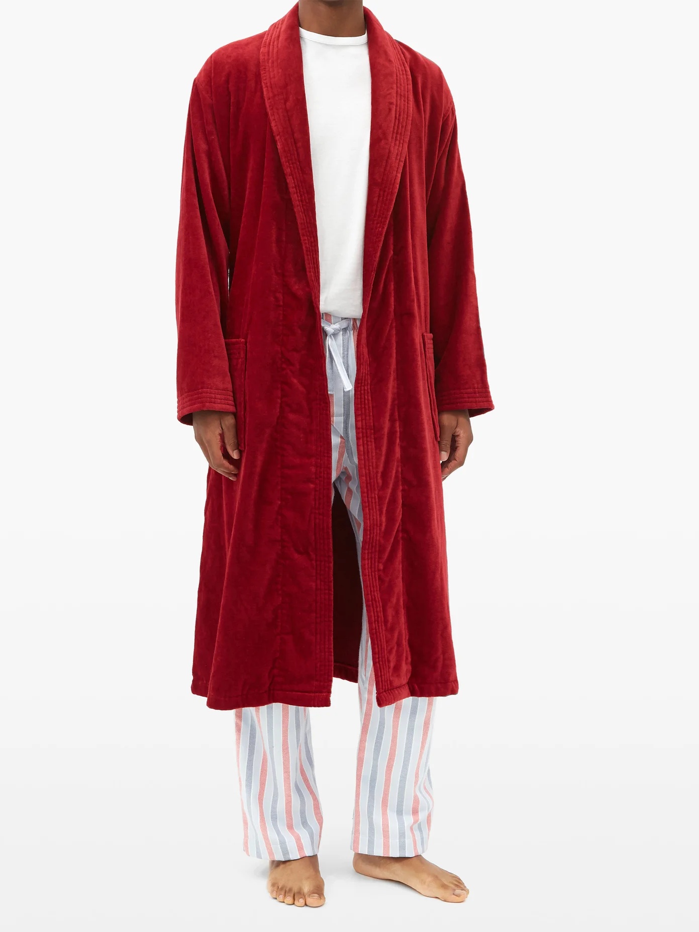 Triton cotton-velour bathrobe - 2