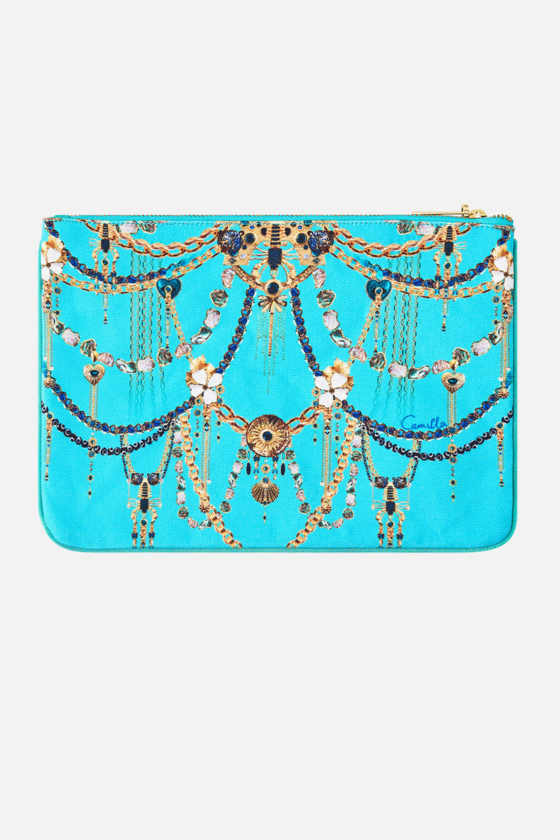 CAMILLA SMALL CANVAS CLUTCH outlook