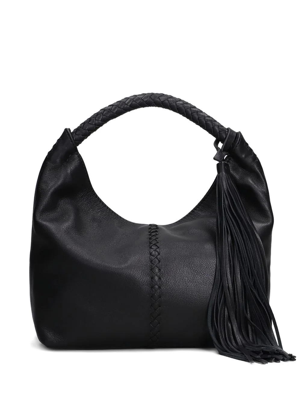 mini Galia braided tassel tote bag - 1