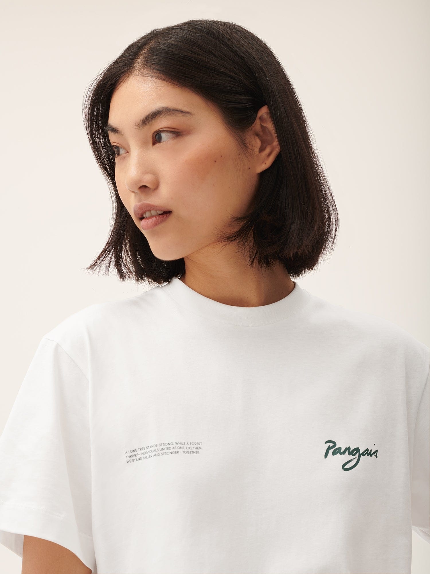 Womens One Forest Graphic T-Shirt - Off-White - 9
