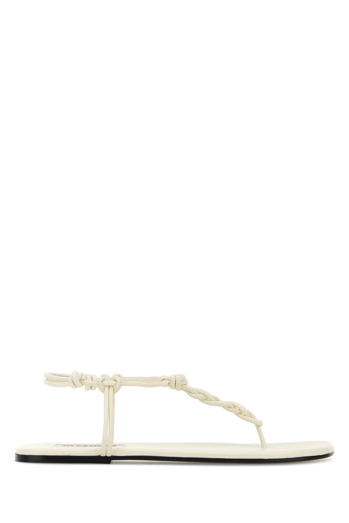 White leather Tangle sandals - 1