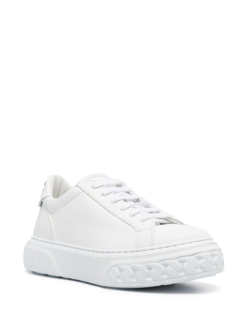 CASADEI low-top leather sneakers outlook