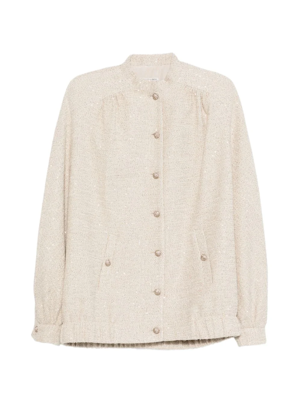 buttoned embellished jacket - 1