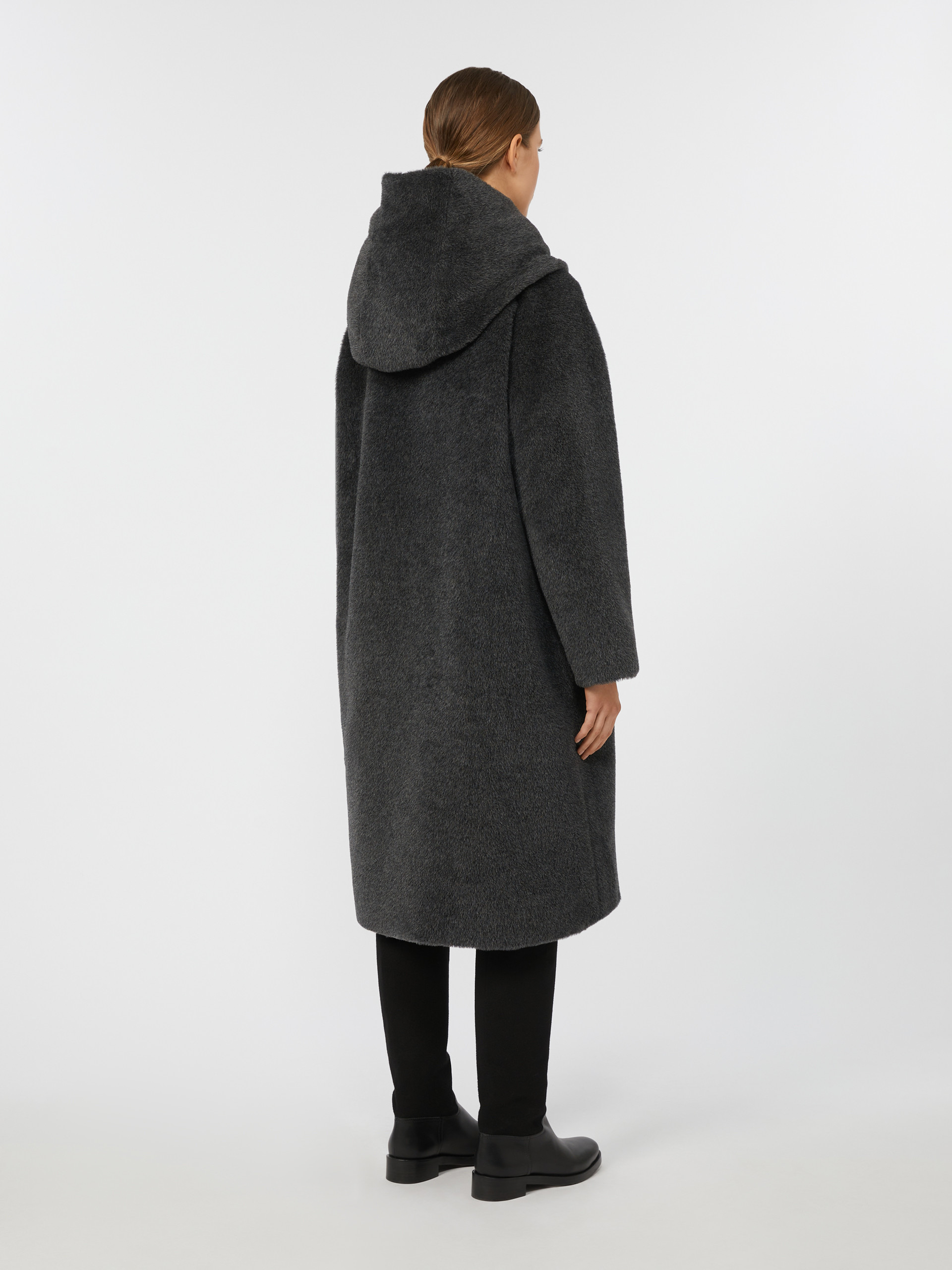 ORION Reversible down jacket in water-repellent fabric and faux fur - 4