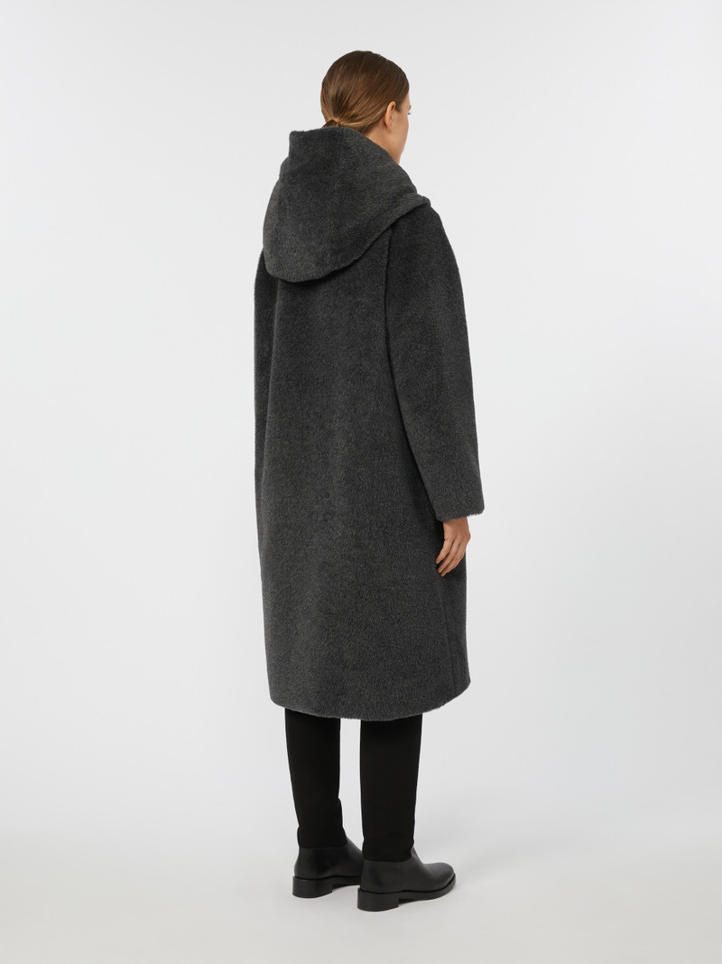 ORION Reversible down jacket in water-repellent fabric and faux fur 4