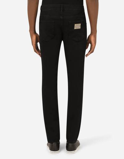 Dolce & Gabbana Stretch black wash skinny jeans outlook