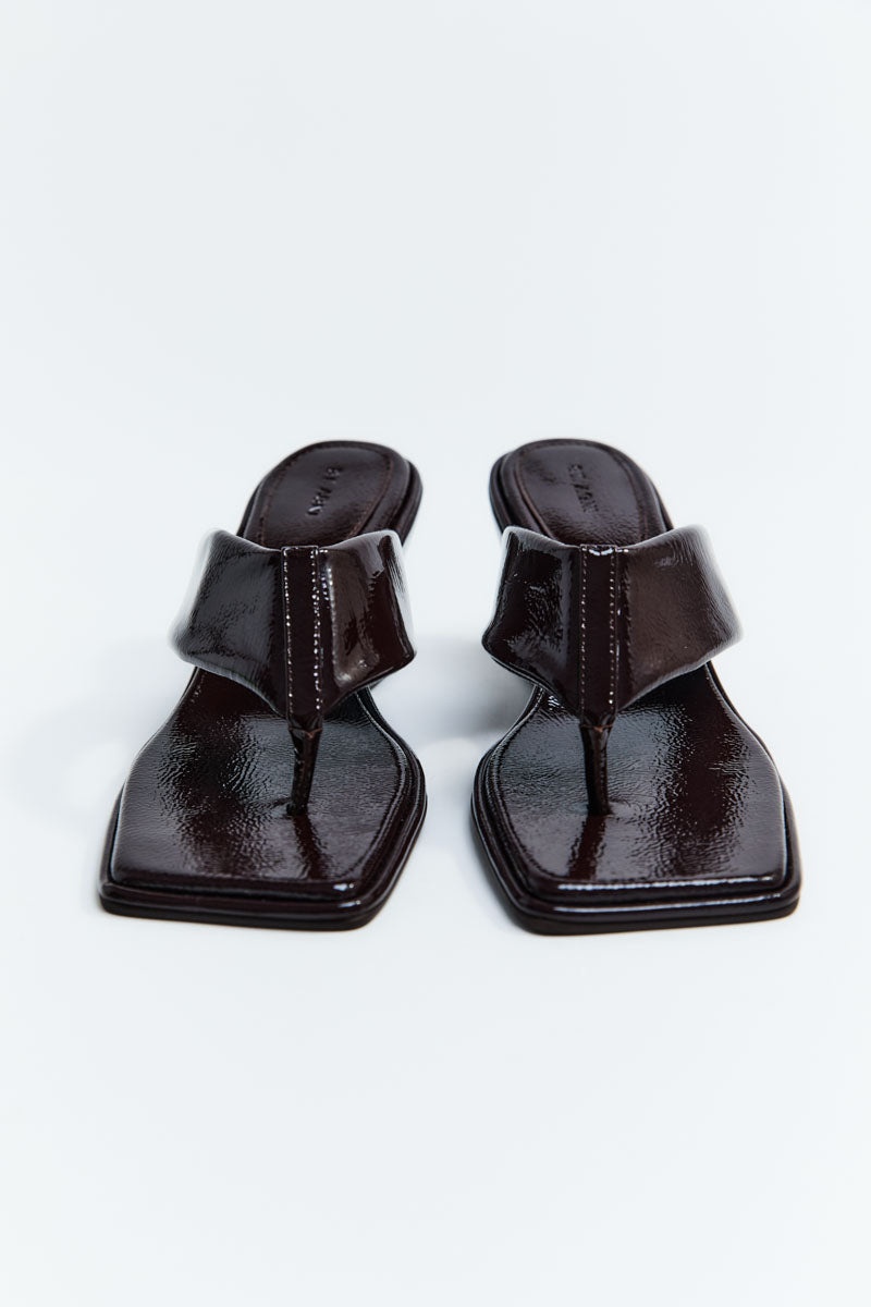 Soft Thong Contour Wedge - Patent Port - 3