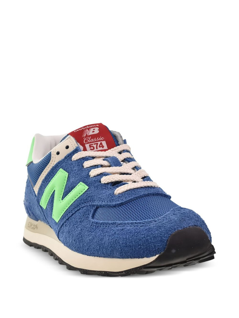 New Balance 574 suede sneakers outlook