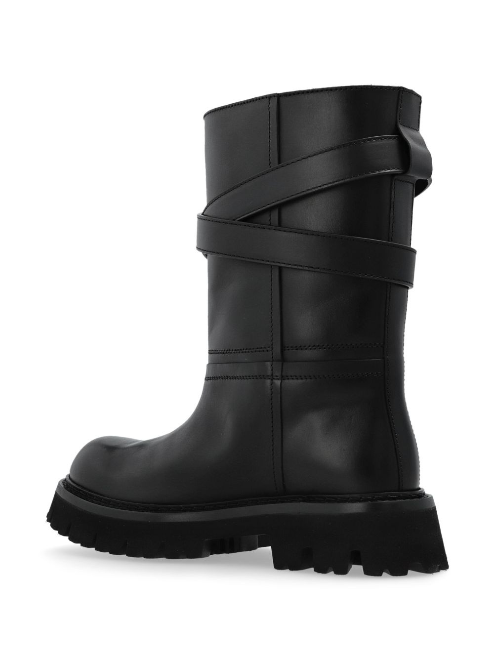 buckle-strap boots - 3