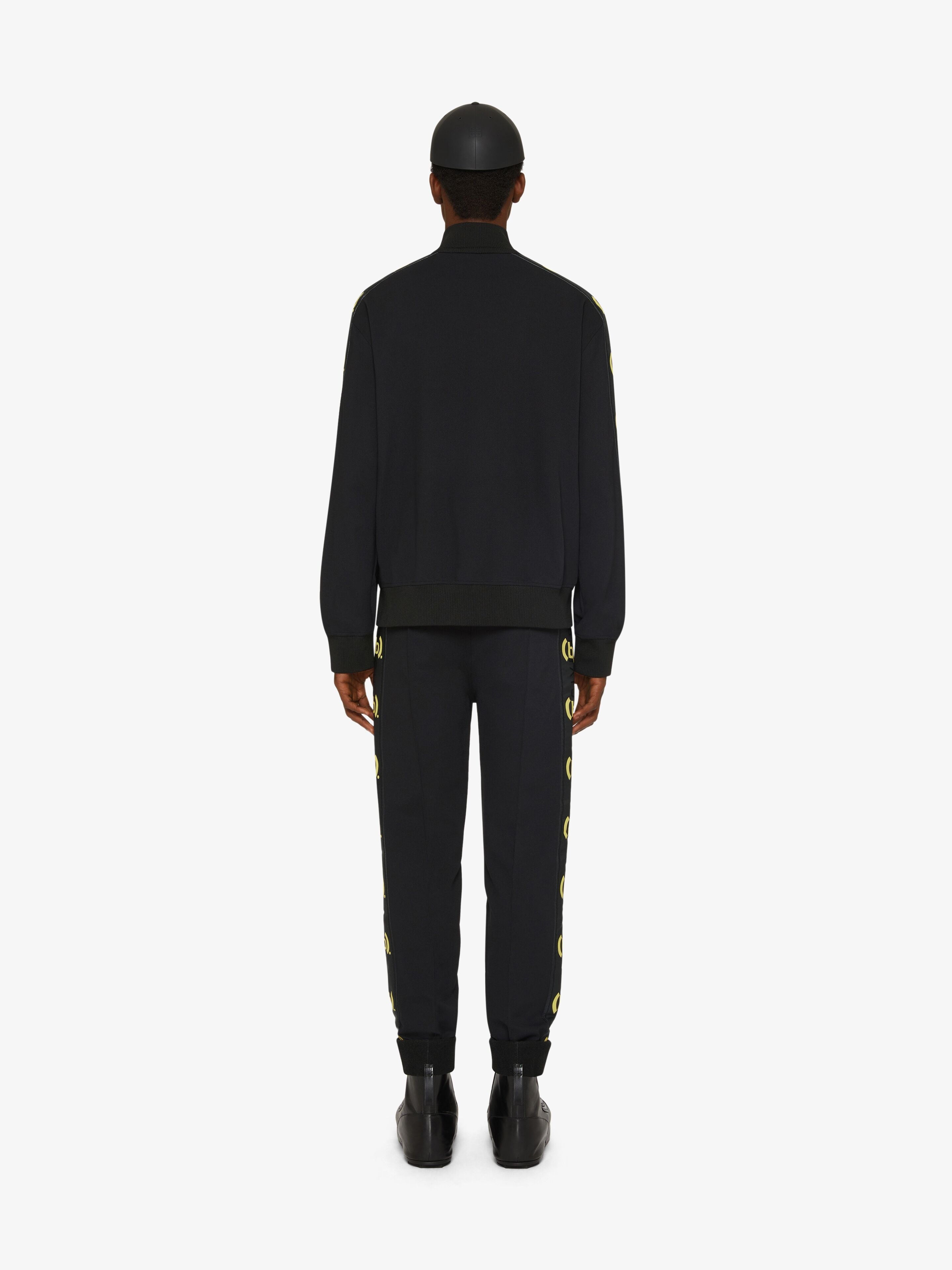 SLIM-FIT JOGGER PANTS IN JERSEY WITH (B). PRINTED GIVENCHY BANDS - 4