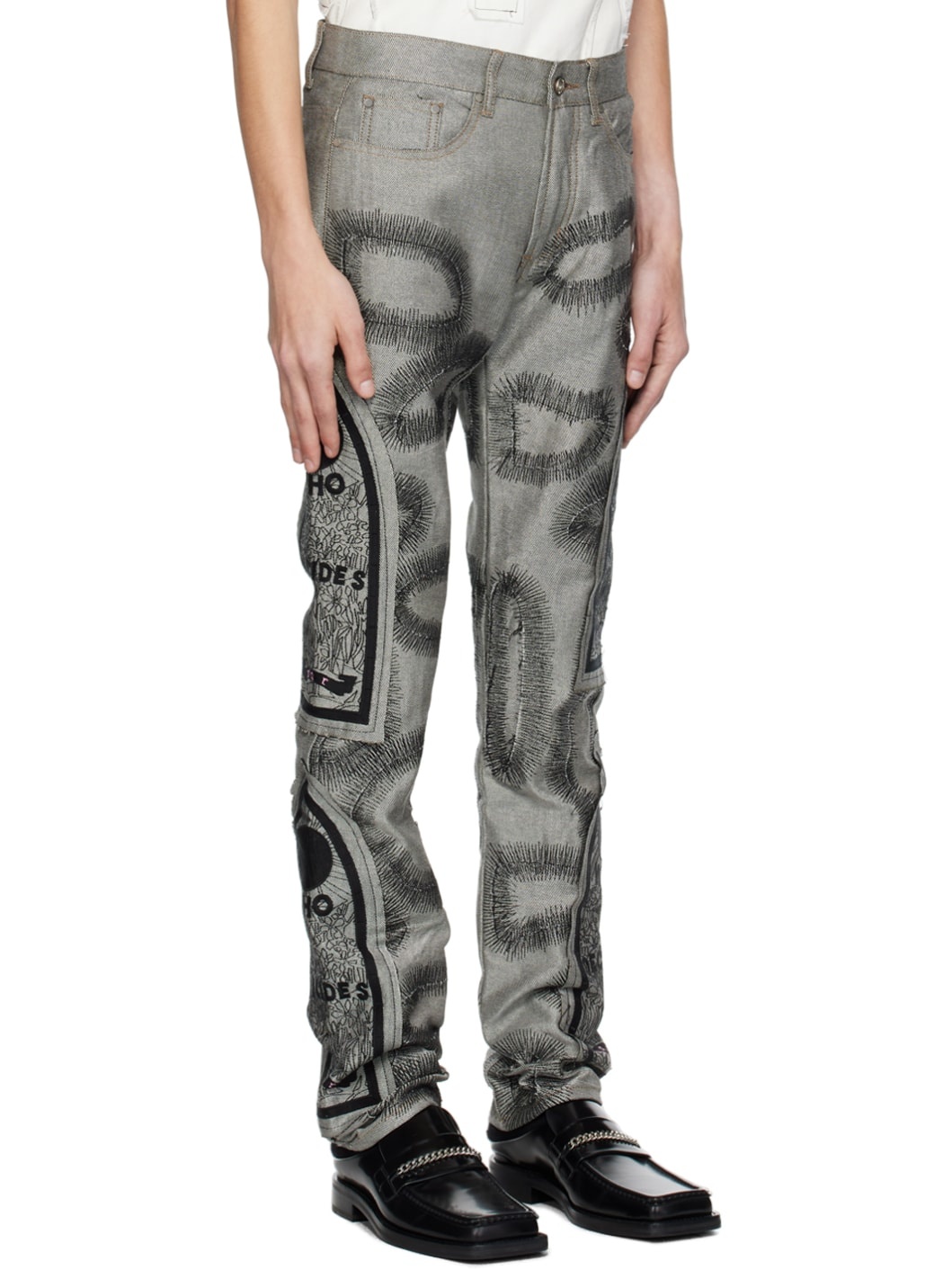 Gray Chrome Fusion Jeans - 2