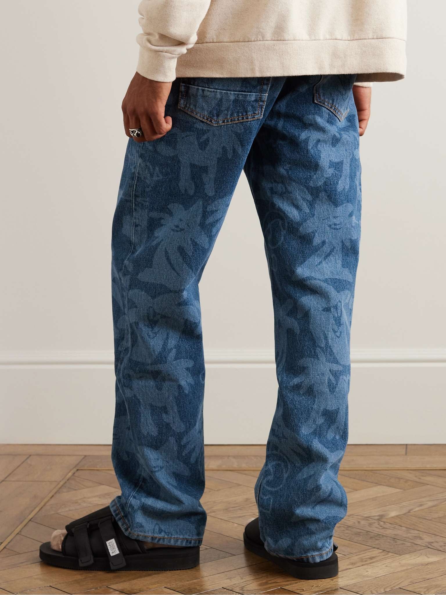 Palmity Straight-Leg Printed Jeans - 4