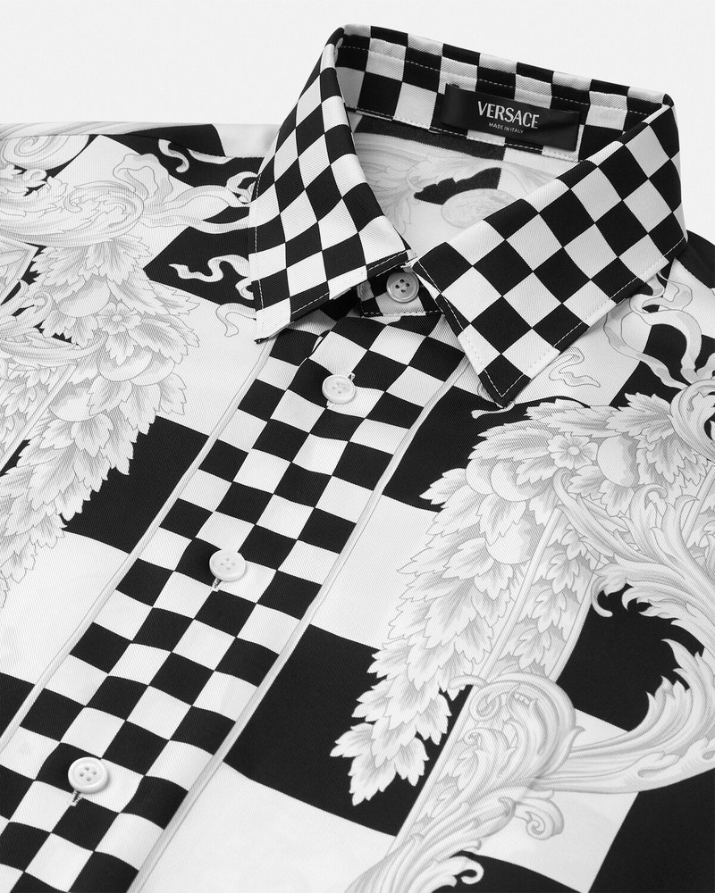 VERSACE Medusa Contrasto Silk Shirt outlook