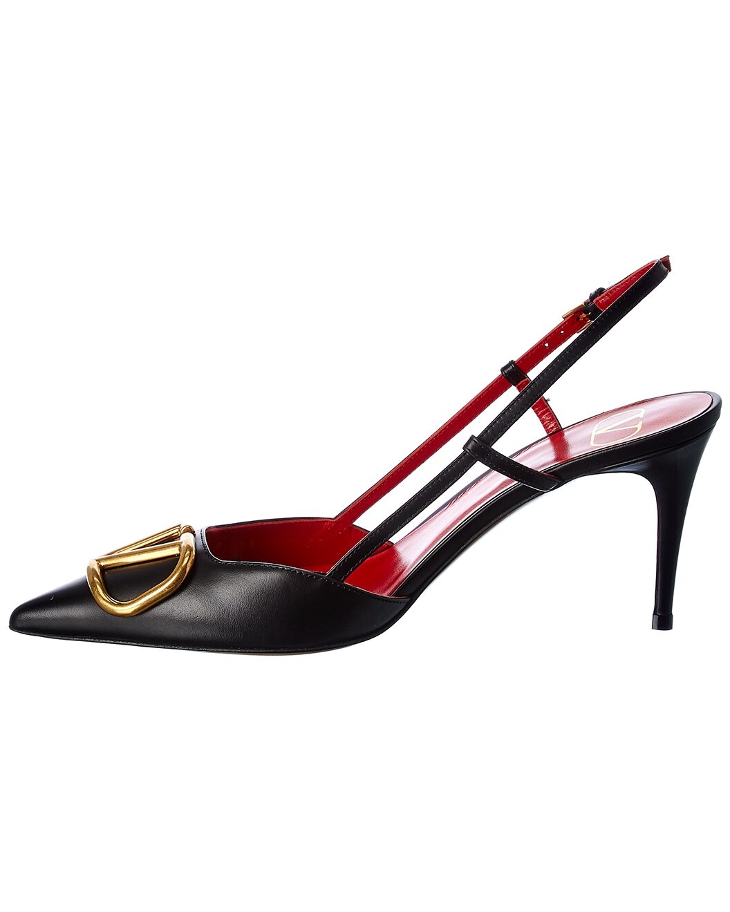 Valentino VLogo 80 Leather Slingback Pump - 2