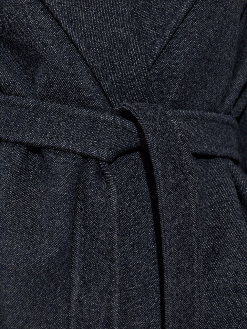 belted wool coat - 5