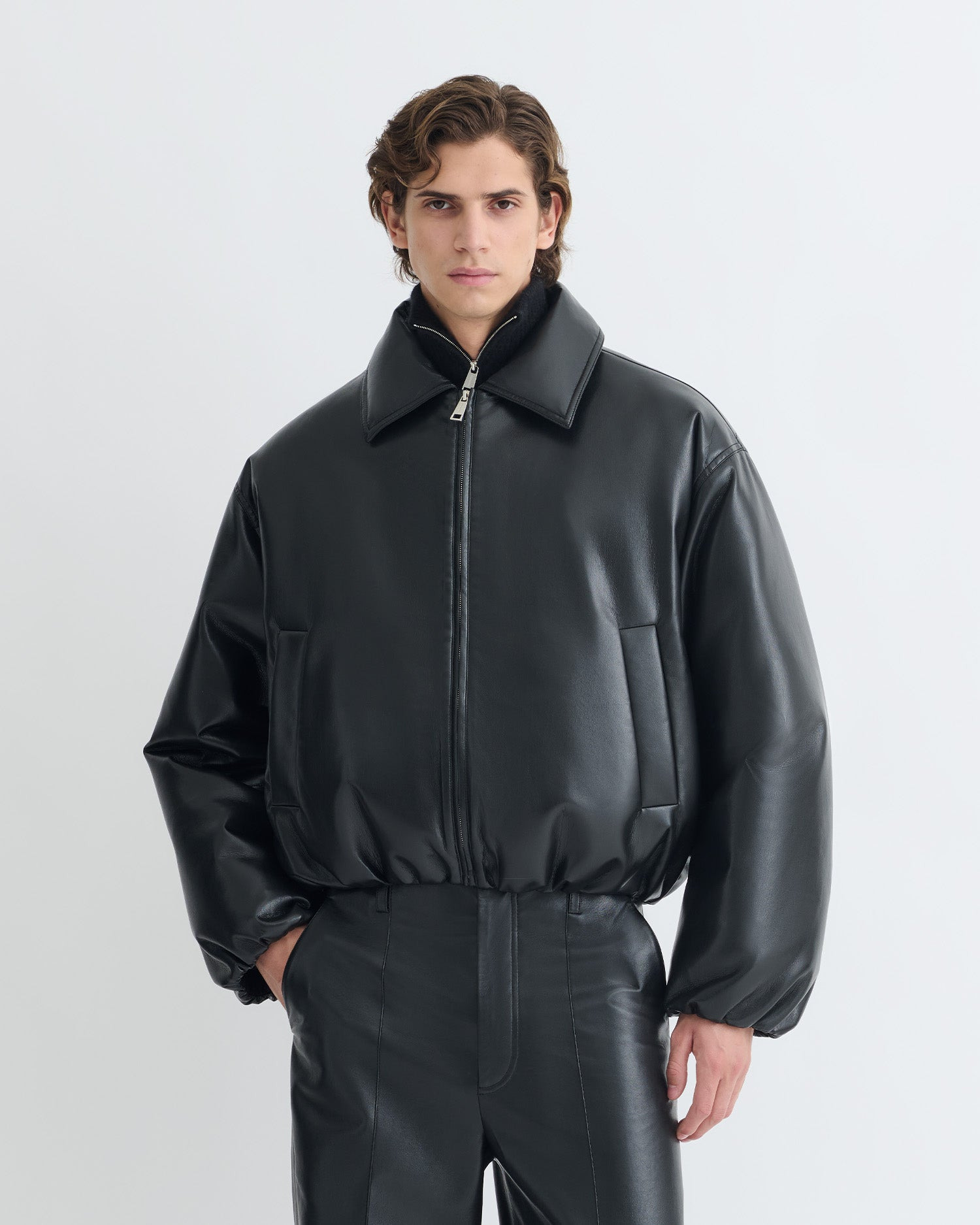 Padded Okobor™ Alt-Leather Jacket - 3