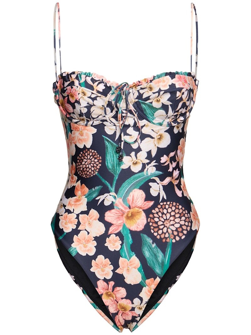 Eban floral lycra one piece swimsuit - 1