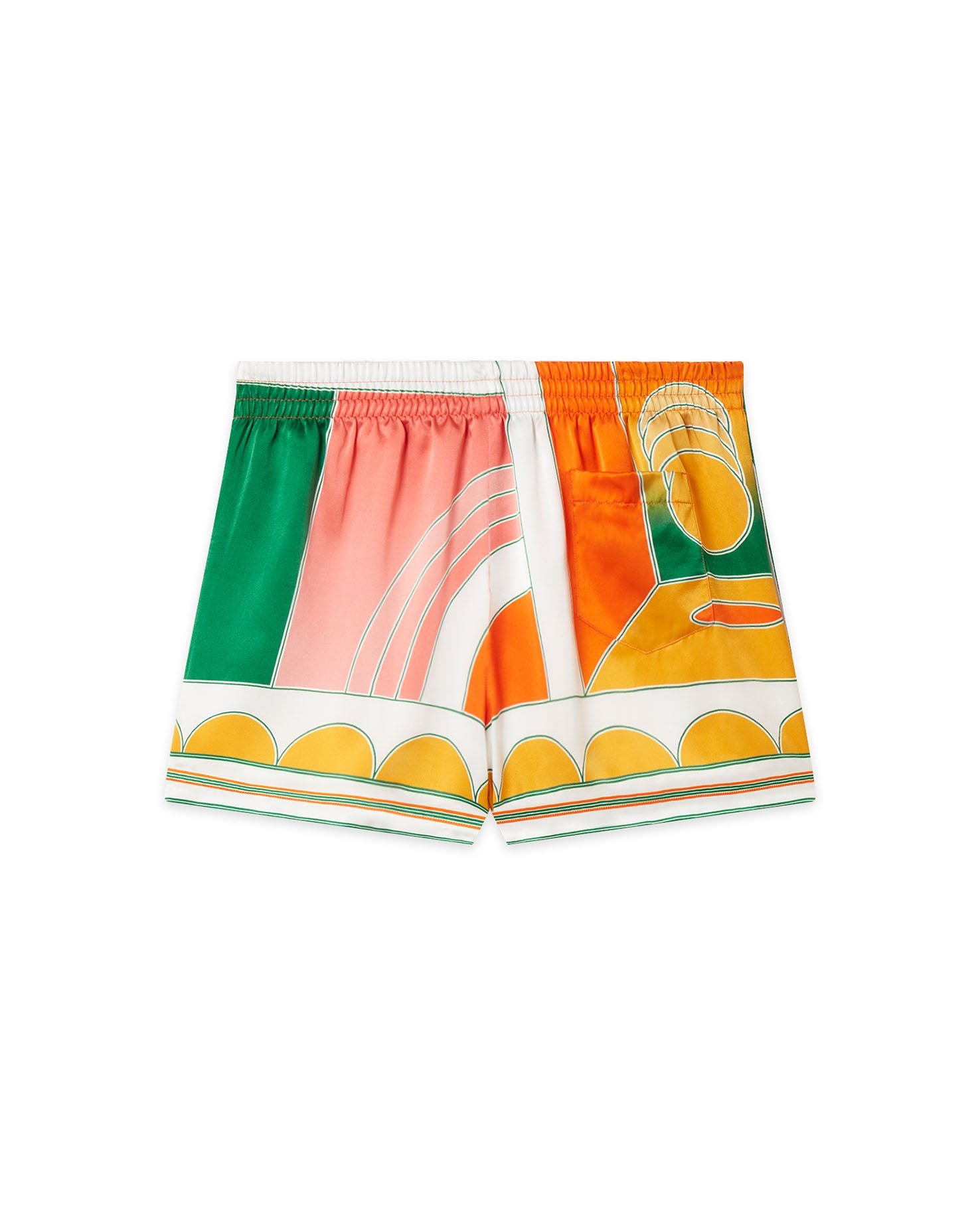 Summer Court Silk Shorts - 6