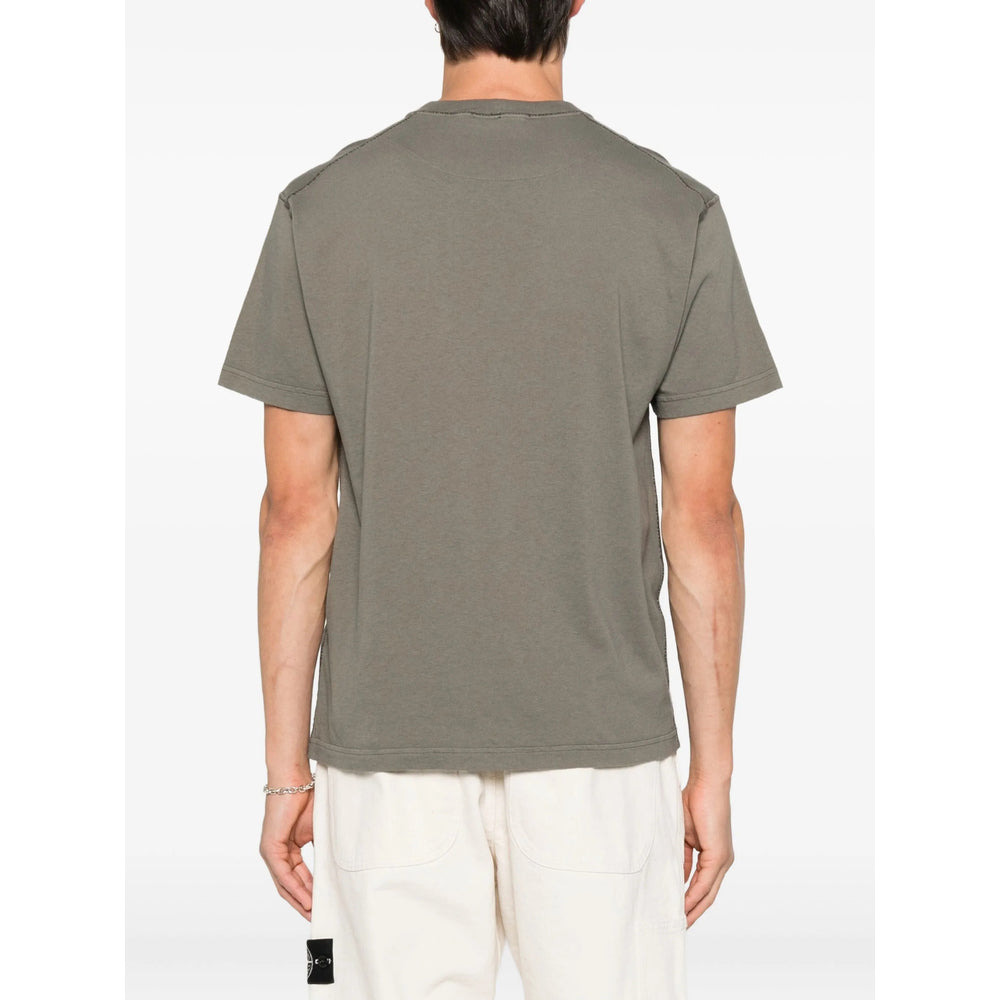 Stone Island Green T-Shirts & Vests - T-Shirts Men - 3