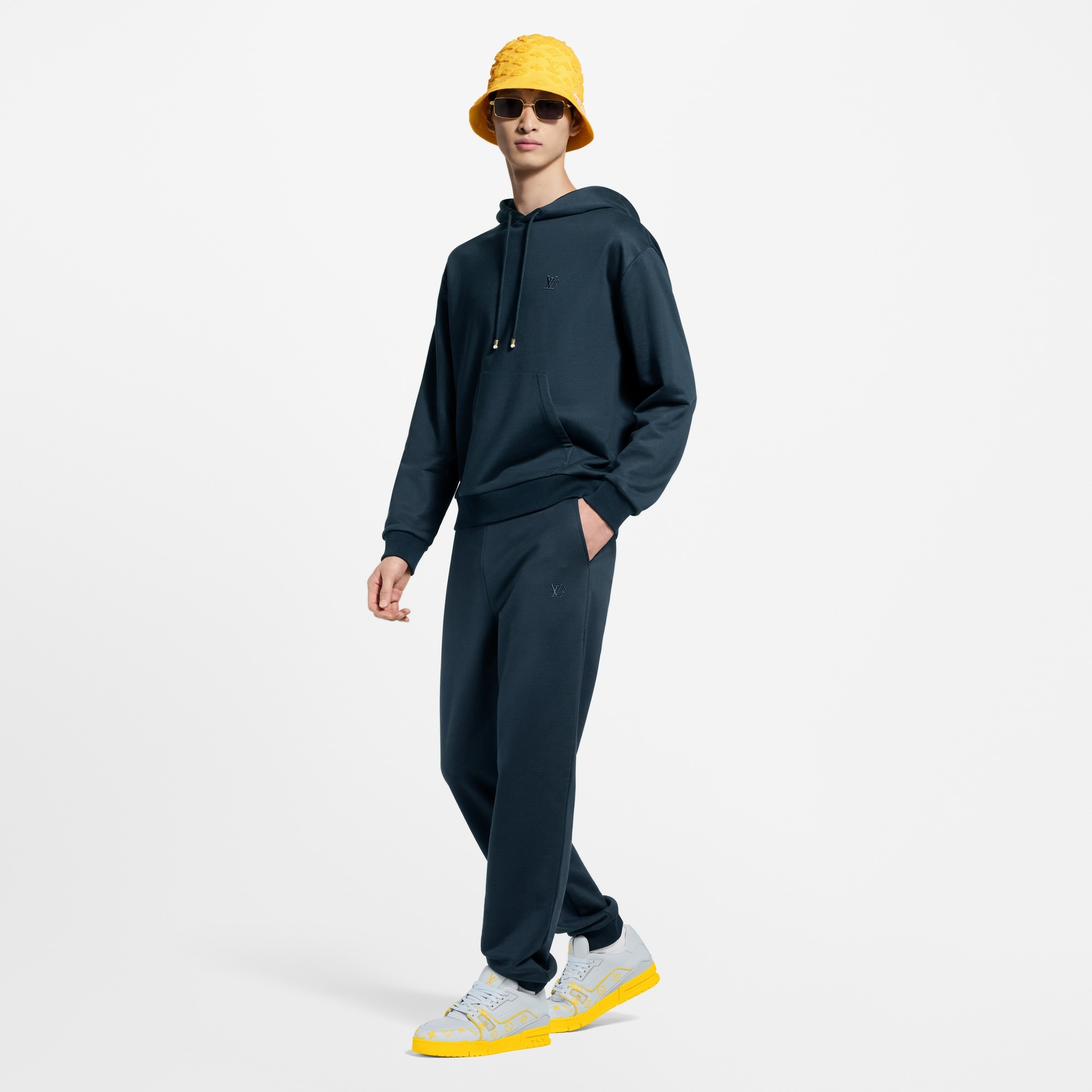 Silk Blend Signature Track Pants - 4