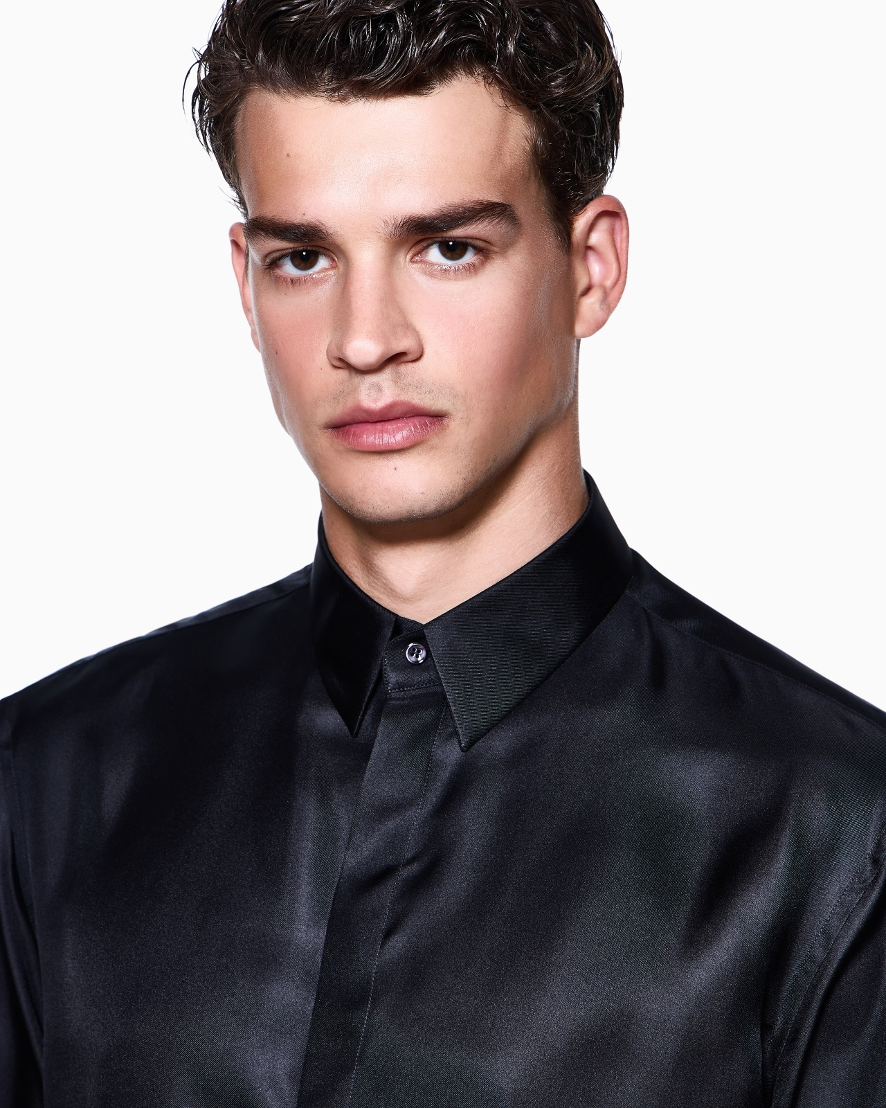 REGULAR-FIT SHIRT IN SILK TWILL - 5