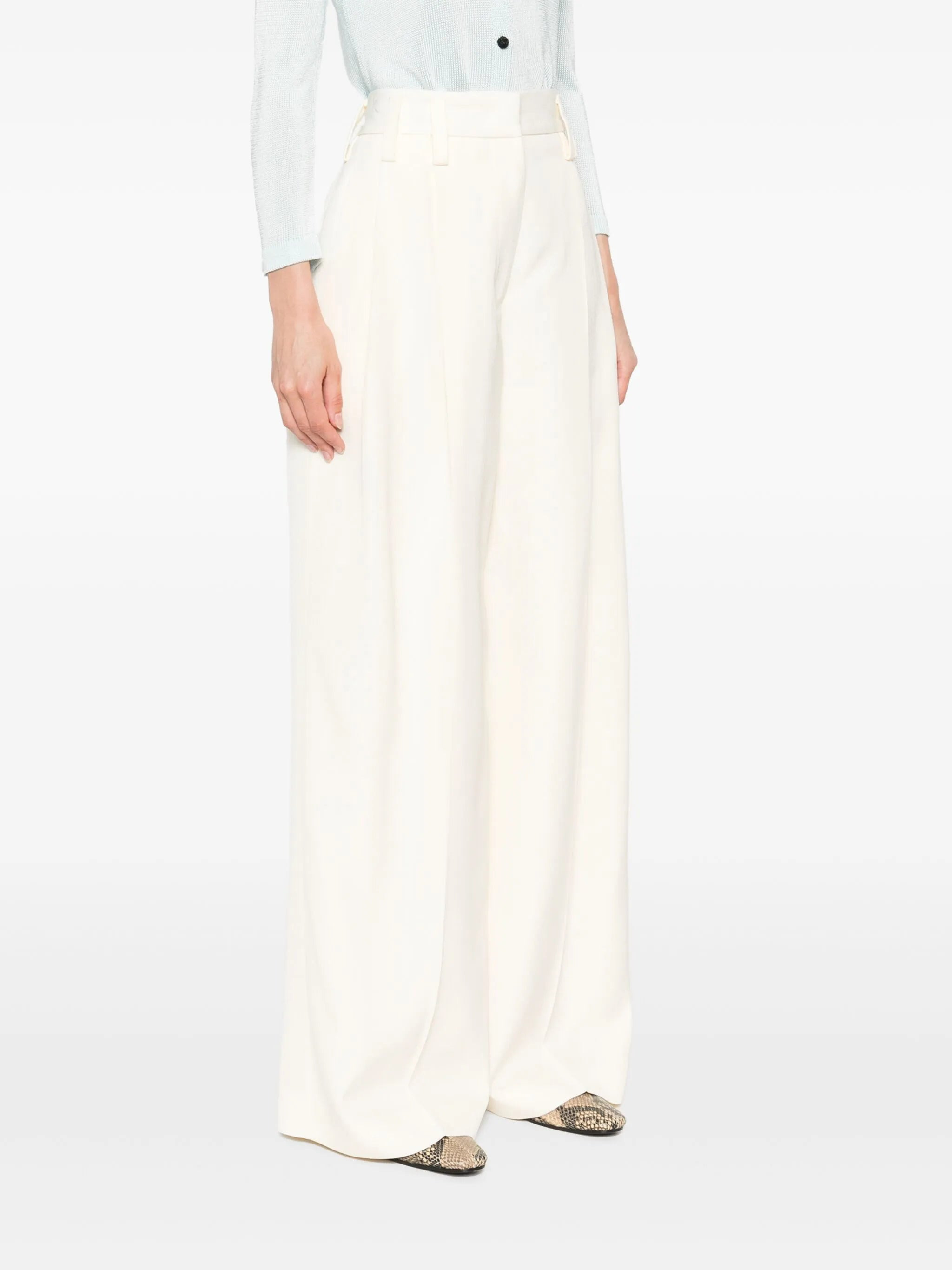 pleat-detailed trousers - 3