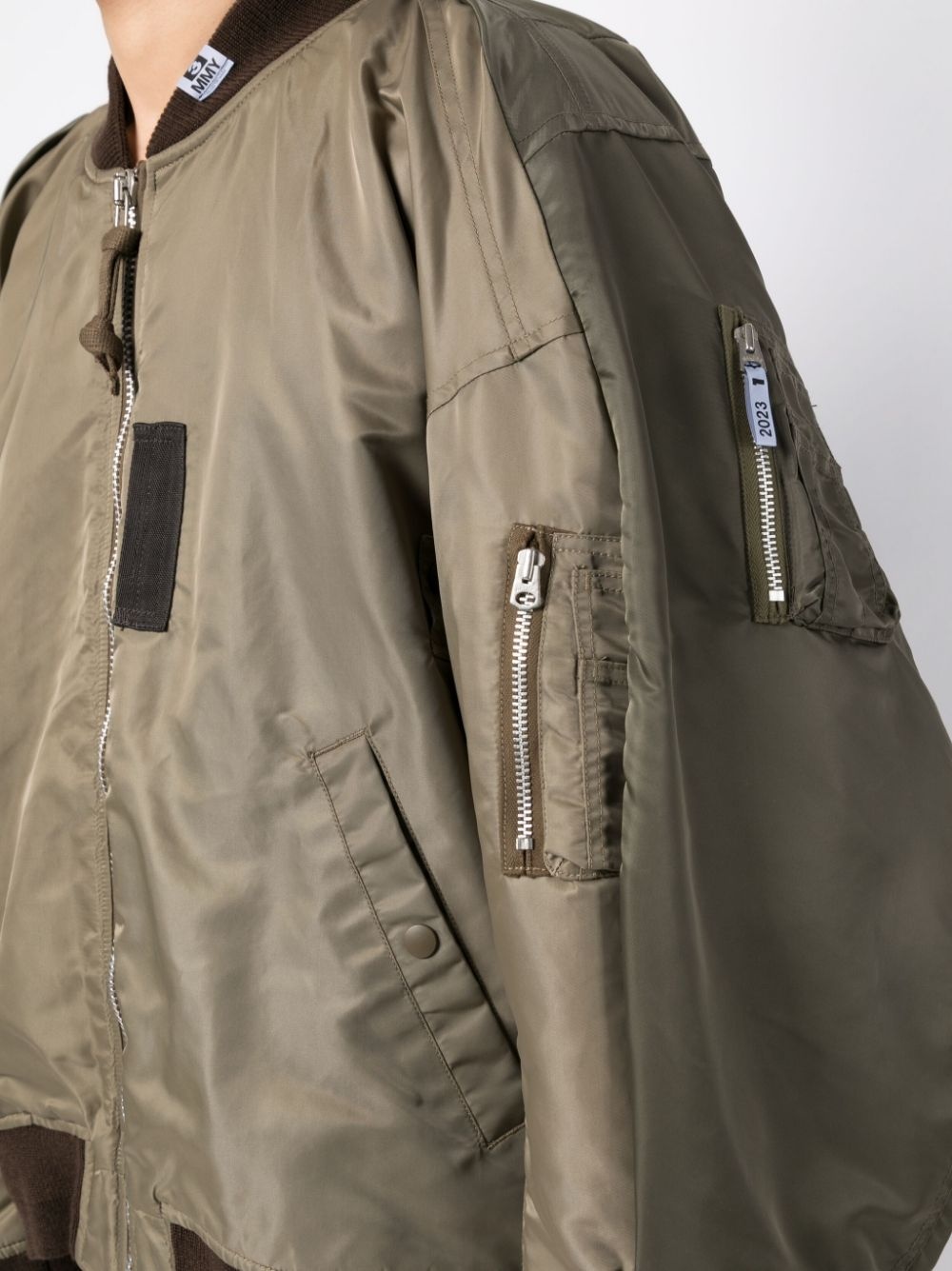 zip-pockeet bomber jacket - 5