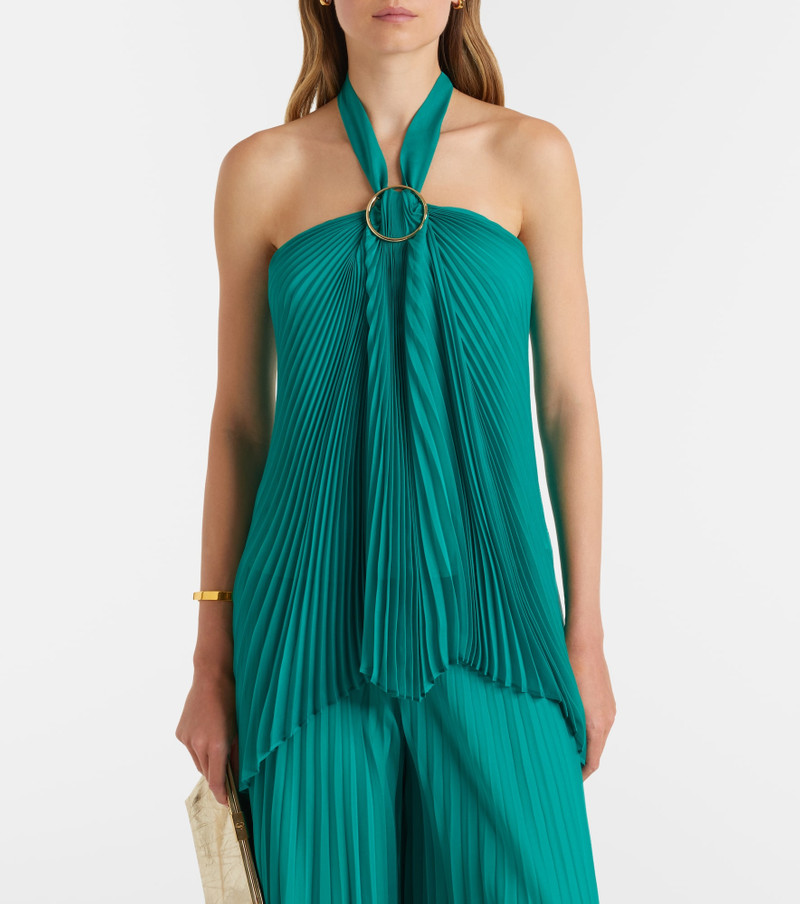 Max Mara Valzer pleated top outlook