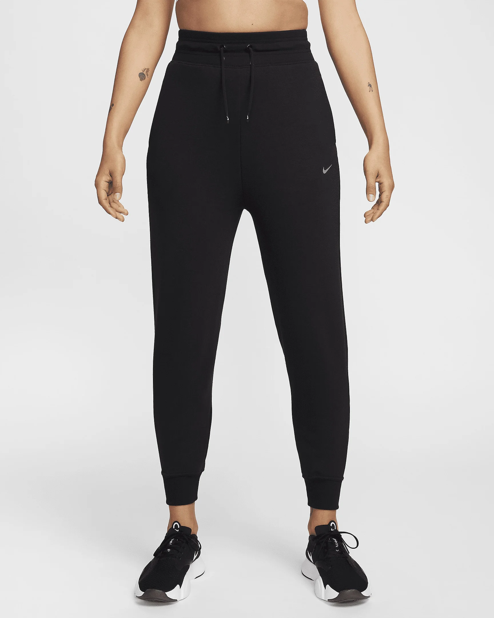 Nike Dri-FIT One Women's High-Waisted 7/8 French Terry Joggers - 1